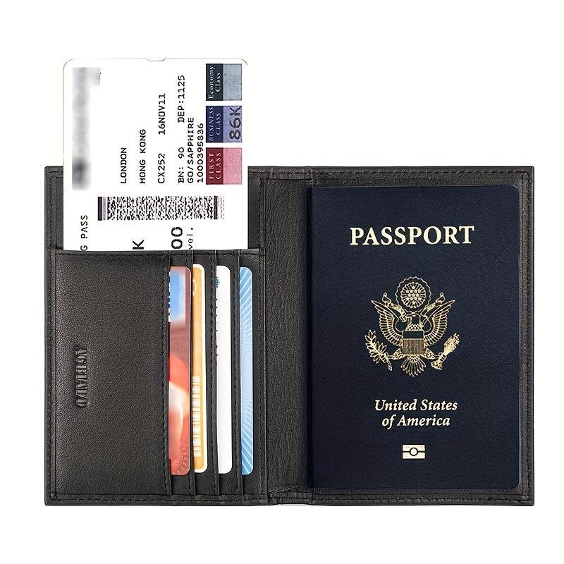 Canada Men's RFID Blocking Passport Holder Travel Wallet Cover