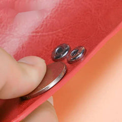 Cowhide Card Holder Anti Demagnetization Business Credit Bank Case