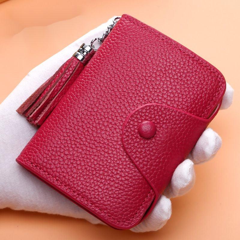 Cowhide Card Holder Anti Demagnetization Business Credit Bank Case