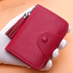Cowhide Card Holder Anti Demagnetization Business Credit Bank Case