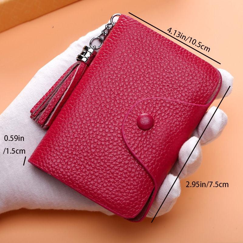 Cowhide Card Holder Anti Demagnetization Business Credit Bank Case