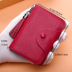 Cowhide Card Holder Anti Demagnetization Business Credit Bank Case