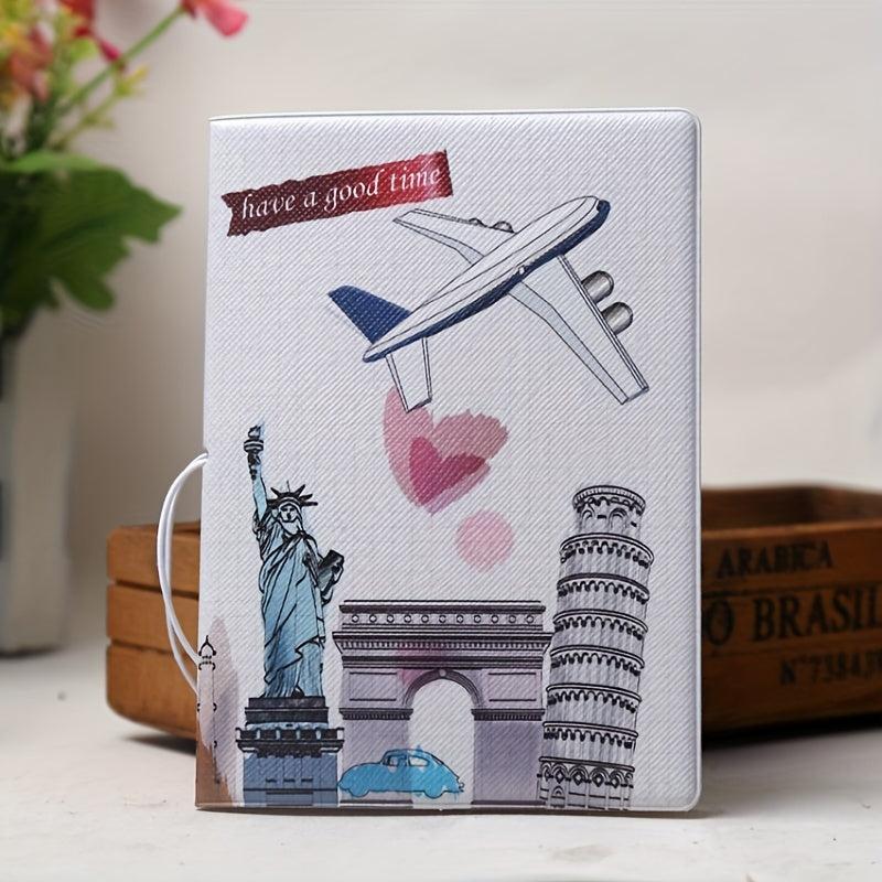 1pc Cartoon 3D Passport Holder Travel Accessories