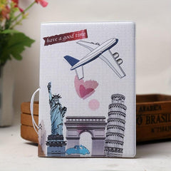 1pc Cartoon 3D Passport Holder Travel Accessories