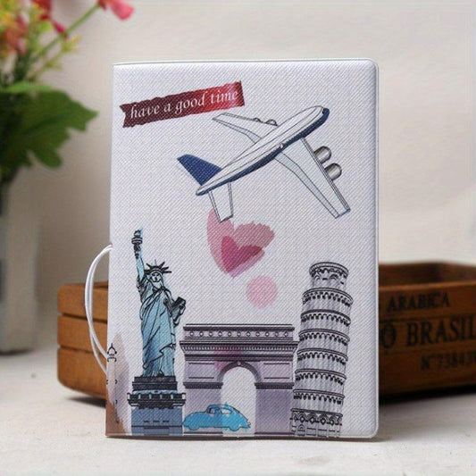 1pc Cartoon 3D Passport Holder Travel Accessories