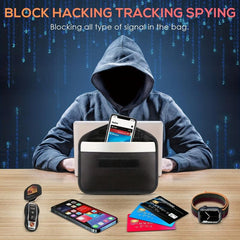 RFID Blocking Car Key Bag Mobile Phone Card Holder