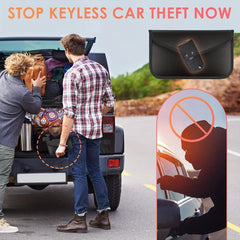 RFID Blocking Car Key Bag Mobile Phone Card Holder