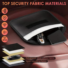 RFID Blocking Car Key Bag Mobile Phone Card Holder
