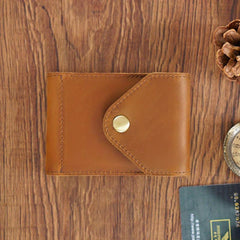 Men's Leather Wallet Card Slot Protection Holder Money Case