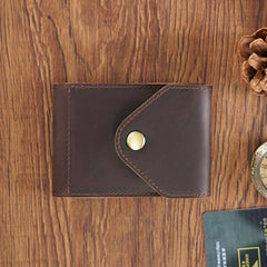 Men's Leather Wallet Card Slot Protection Holder Money Case