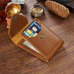 Men's Leather Wallet Card Slot Protection Holder Money Case