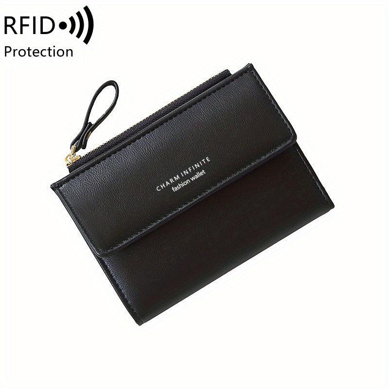 RFID Blocking Card Holder Bifold Coin Purse