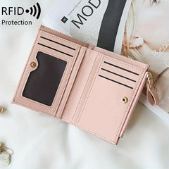 RFID Blocking Card Holder Bifold Coin Purse
