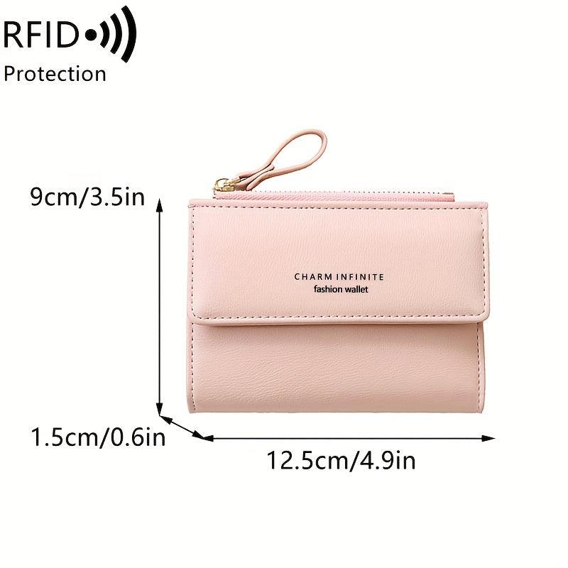 RFID Blocking Card Holder Bifold Coin Purse