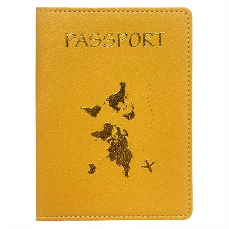 Map Passport Cover Letter Travel Wedding Passport Cover Holder