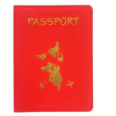Map Passport Cover Letter Travel Wedding Passport Cover Holder