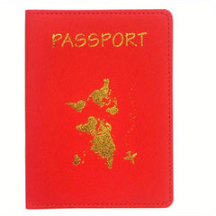 Map Passport Cover Letter Travel Wedding Passport Cover Holder