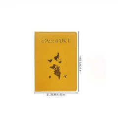 Map Passport Cover Letter Travel Wedding Passport Cover Holder
