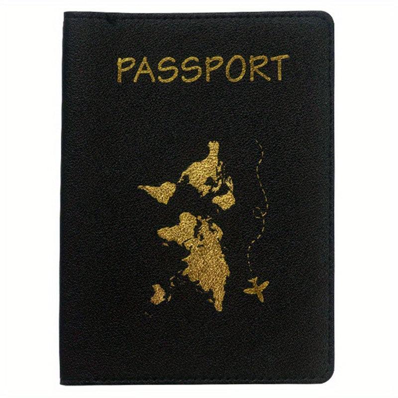 Map Passport Cover Letter Travel Wedding Passport Cover Holder