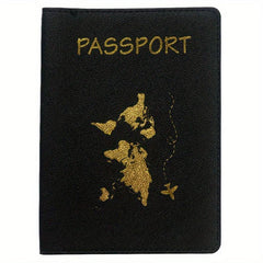 Map Passport Cover Letter Travel Wedding Passport Cover Holder