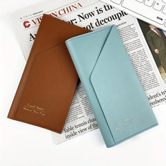 Multifunctional Travel Passport Holder PU Leather Ticket Holder