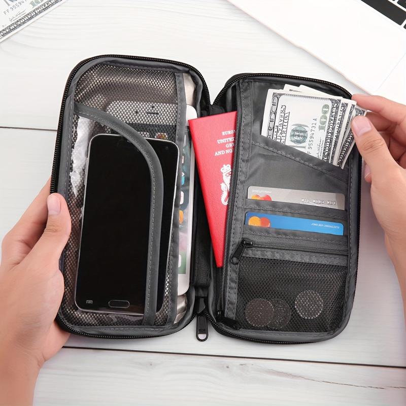 RFID Passport Holder Anti-Theft Travel Document Bag