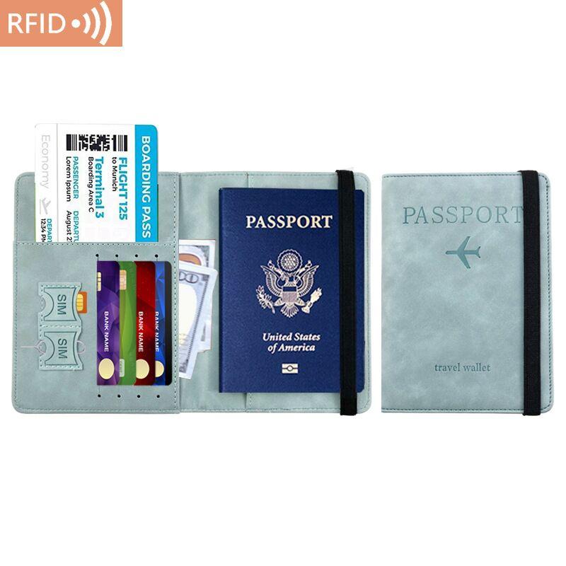 RFID Passport Holder Travel Wallet Card Sleeve