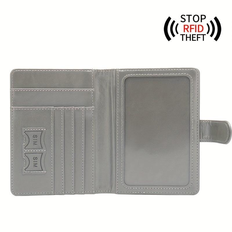 RFID Blocking Passport Holder Wallet for Travel