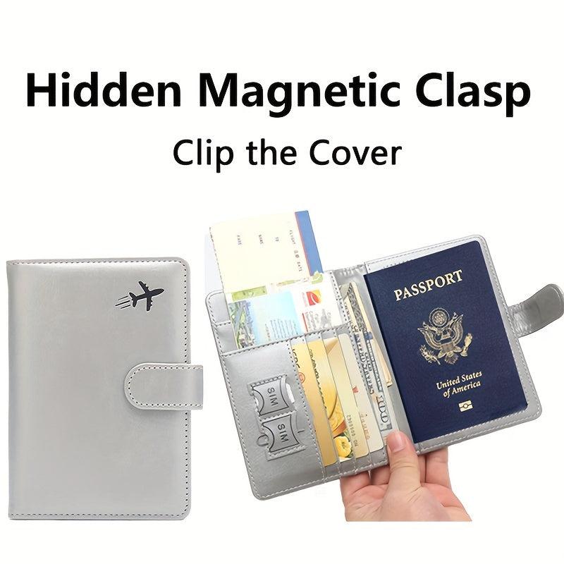RFID Blocking Passport Holder Wallet for Travel