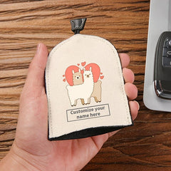 Cartoon Animal Pattern Key Bag Ultra Thin Large Capacity Key Case