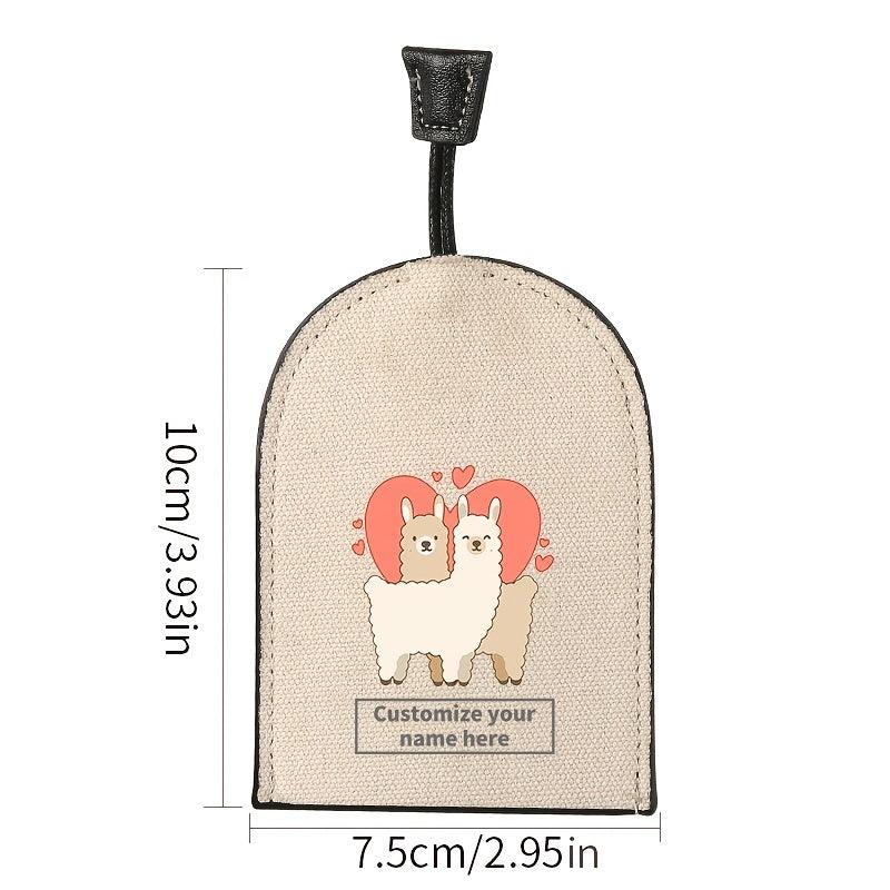 Cartoon Animal Pattern Key Bag Ultra Thin Large Capacity Key Case