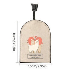 Cartoon Animal Pattern Key Bag Ultra Thin Large Capacity Key Case