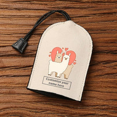 Cartoon Animal Pattern Key Bag Ultra Thin Large Capacity Key Case