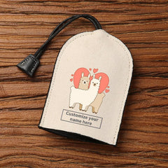 Cartoon Animal Pattern Key Bag Ultra Thin Large Capacity Key Case