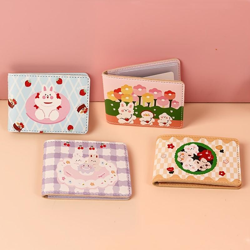 Cloud Animal Family Card Holder ID Passport Bag