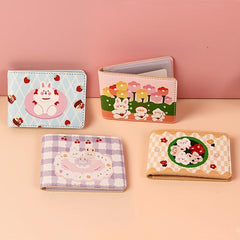 Cloud Animal Family Card Holder ID Passport Bag