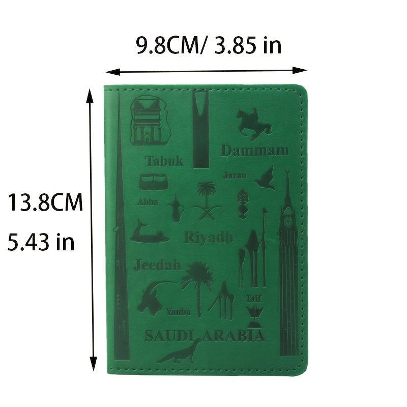 Embossed Passport Holder Card Case