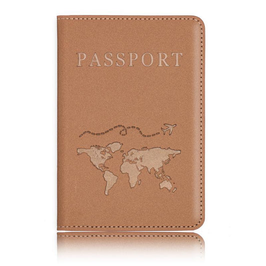 PU Leather Passport Holder Travel Wallet Slim Cover Protector