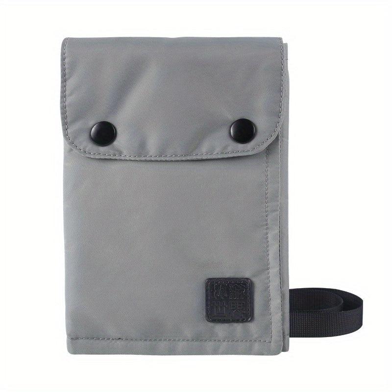 Nylon Travel Document Bag- Waterproof Passport Storage Coin Mobile Phone Bag