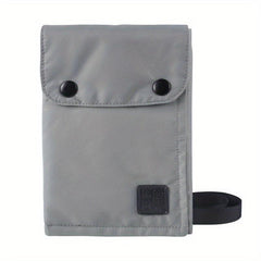 Nylon Travel Document Bag- Waterproof Passport Storage Coin Mobile Phone Bag