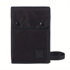 Nylon Travel Document Bag- Waterproof Passport Storage Coin Mobile Phone Bag