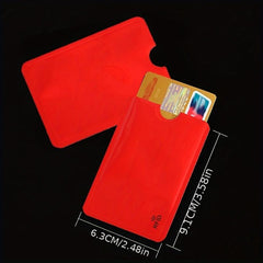 10pcs RFID Credit Card Protector Aluminum Foil Bank Card Holder