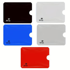 10pcs RFID Credit Card Protector Aluminum Foil Bank Card Holder