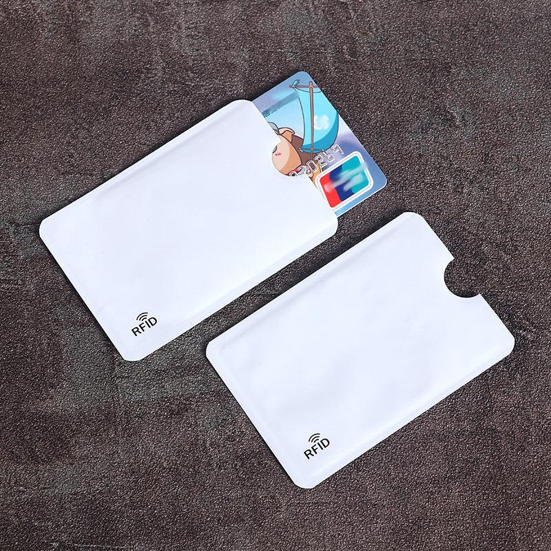 10pcs RFID Credit Card Protector Aluminum Foil Bank Card Holder