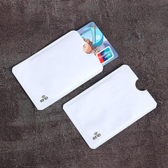 10pcs RFID Credit Card Protector Aluminum Foil Bank Card Holder