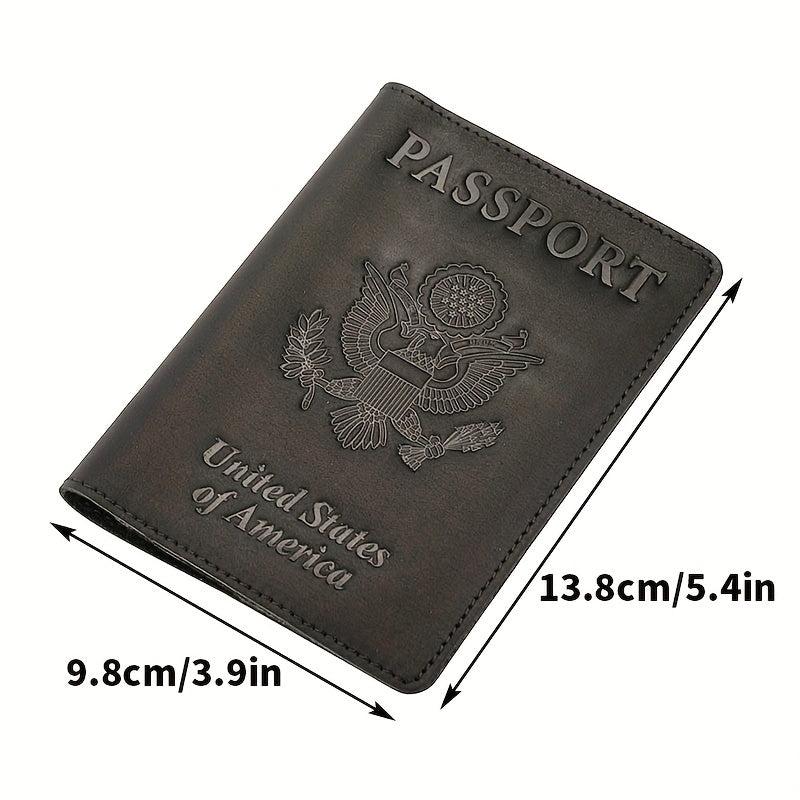 Leather Passport Holder RFID Blocking