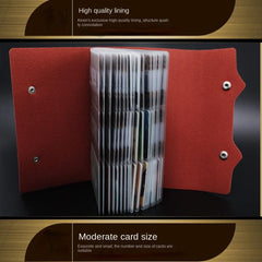 Large Capacity Card Holder With 108 Card Slots And Document Storage Bag