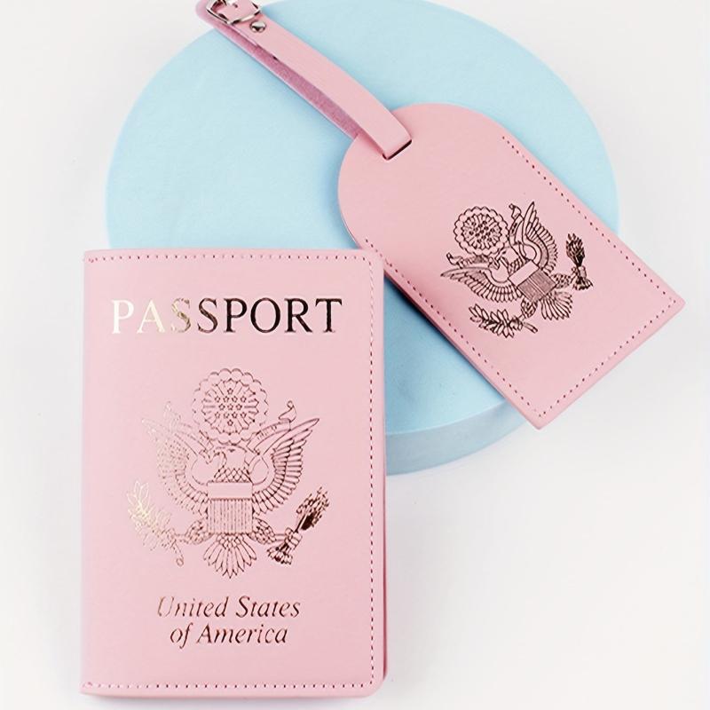 Travel Passport Holder Luggage Tag Set
