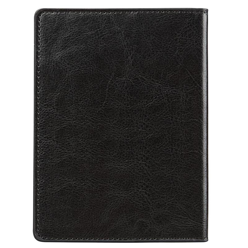 Leather Passport Cover CDC Vaccine Card Holder Combo Travel Case