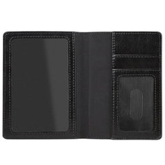 Leather Passport Cover CDC Vaccine Card Holder Combo Travel Case